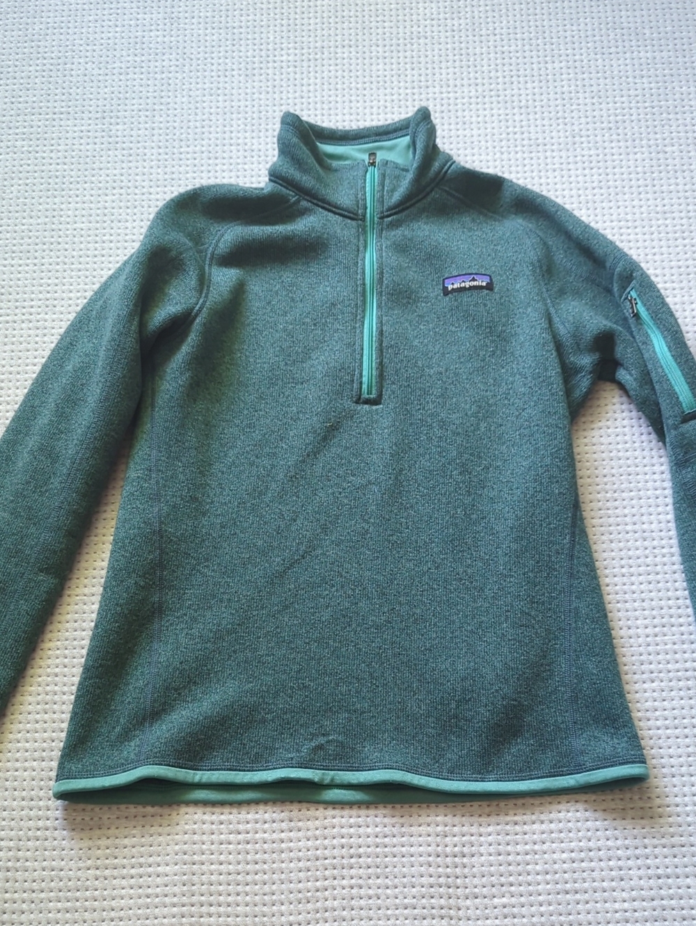 Patagonia Better Sweater Forest Green Half-Zip Fleece Sweater